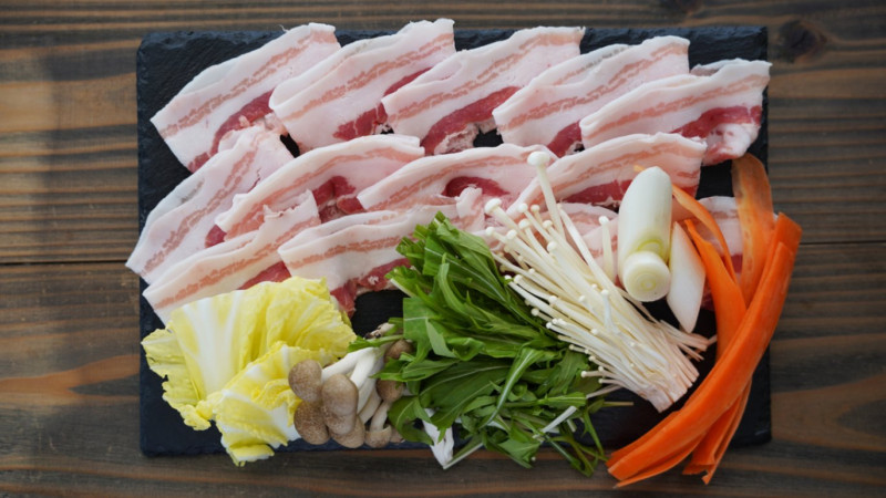 贅豚　バラ肉　しゃぶしゃぶ用